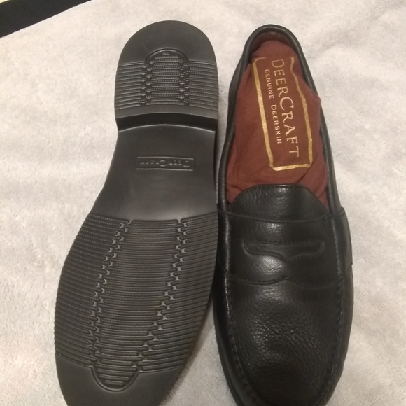 NEW IN BOX - DEER CRAFT DEERSKIN LEATHER SHOES - Picture 8 of 9